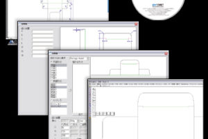 CADソフトウェアカスタマイズ開発事例 「製函設計及びサンプルカッタ出力CADソフト」Vellum-Nitrogen® BOX 8
