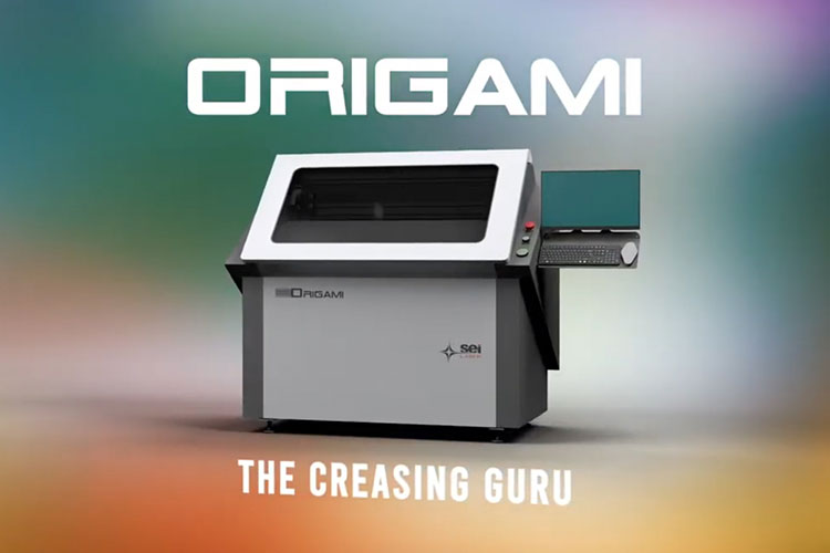 独自開発のクリースシステム ORIGAMI（オリガミ）