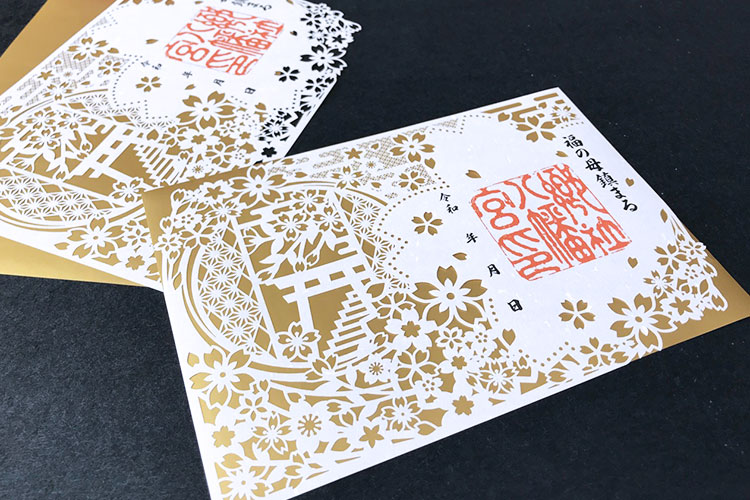 細密加工を施した切り絵御朱印｜株式会社DI Palette（旧社名：第一印刷所）様