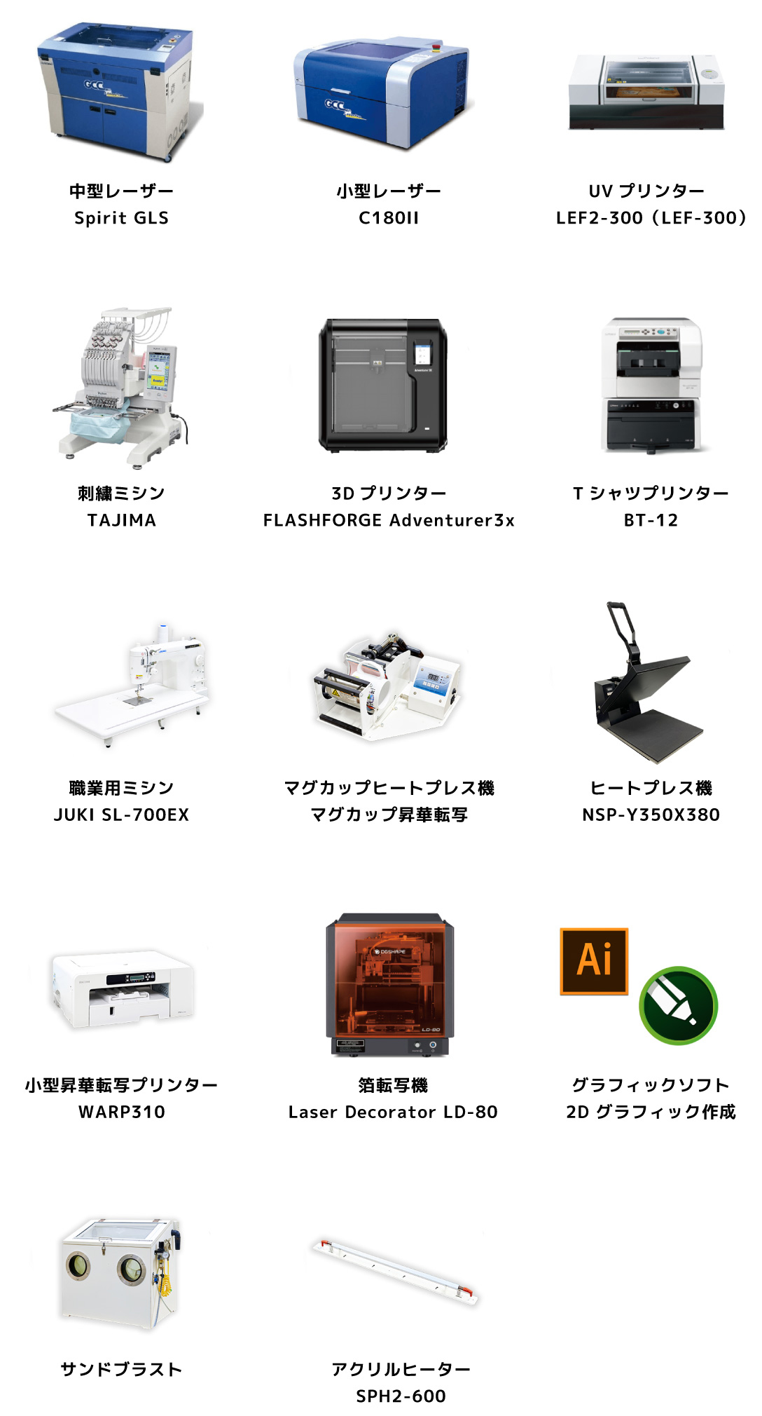 料金プラン一覧｜本格的なデジタルものづくりシェア工房Maker's（メイカーズ）神戸