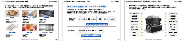 ガイドブック「レーザー加工のススメ：フィルム加工」の掲載内容を一部ご紹介