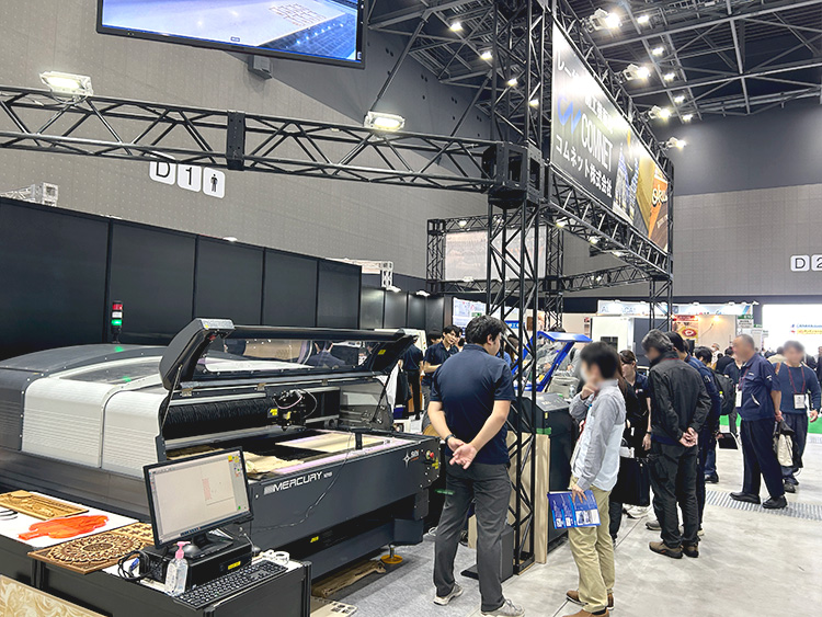大型レーザー加工機 SEIシリーズ MERCURY：日本最大の木工機械の見本市「日本木工機械展2023」に出展しました
