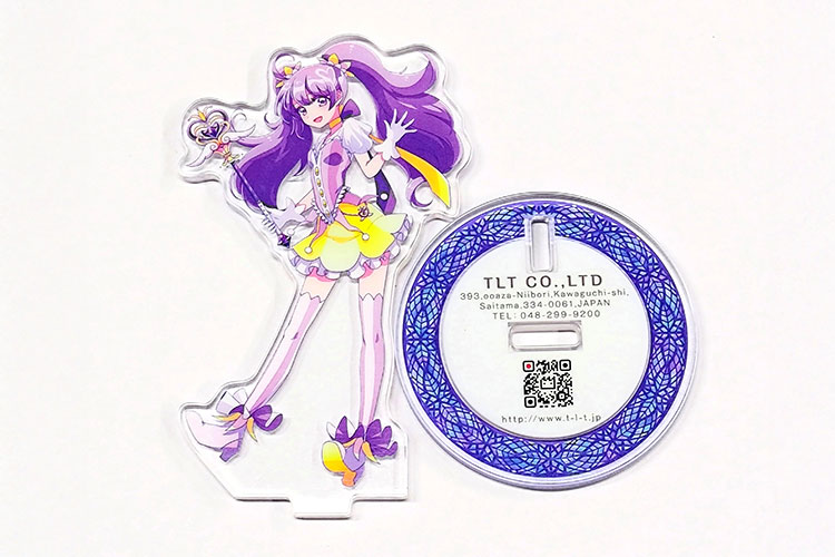 アクリルスタンド｜株式会社TLT様｜レーザー加工機・レーザーカッターの導入事例